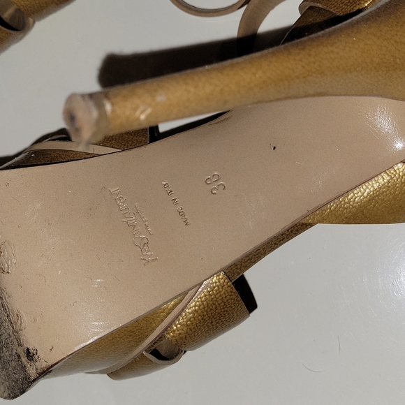 Patent Leather Saint Laurent Tribute Heels - Picture 10 of 12